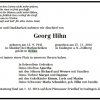 Hihn Georg 1941-2016 Todesanzeige